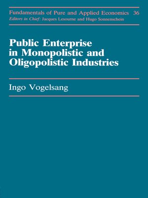 cover image of Publc Enterprise In Monopolis-
